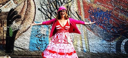 Spinning in pink!
